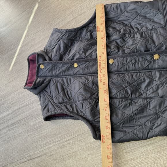Barbour Dark Navy Quilted Gilet Vest - Picture 6 of 6